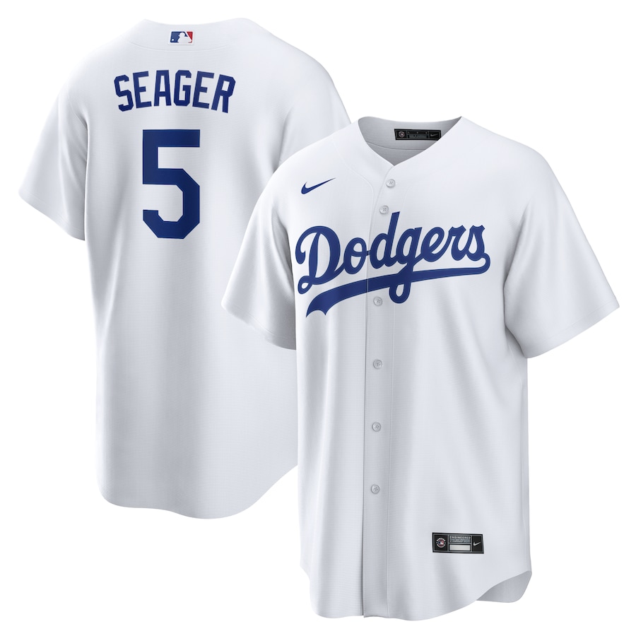 Corey Seager Los Angeles Dodgers Home Player Name Jersey White