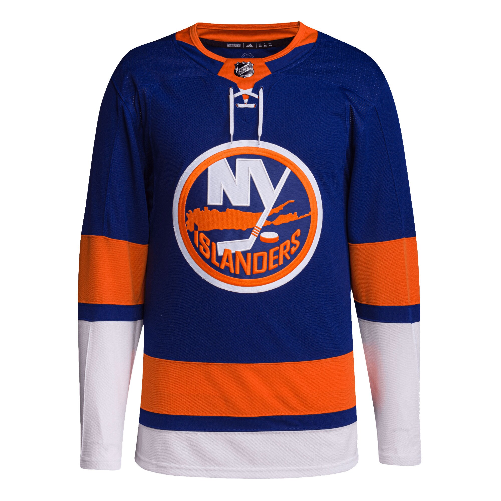 New York Islanders adidas Home Primegreen Authentic Blank Jersey – Royal