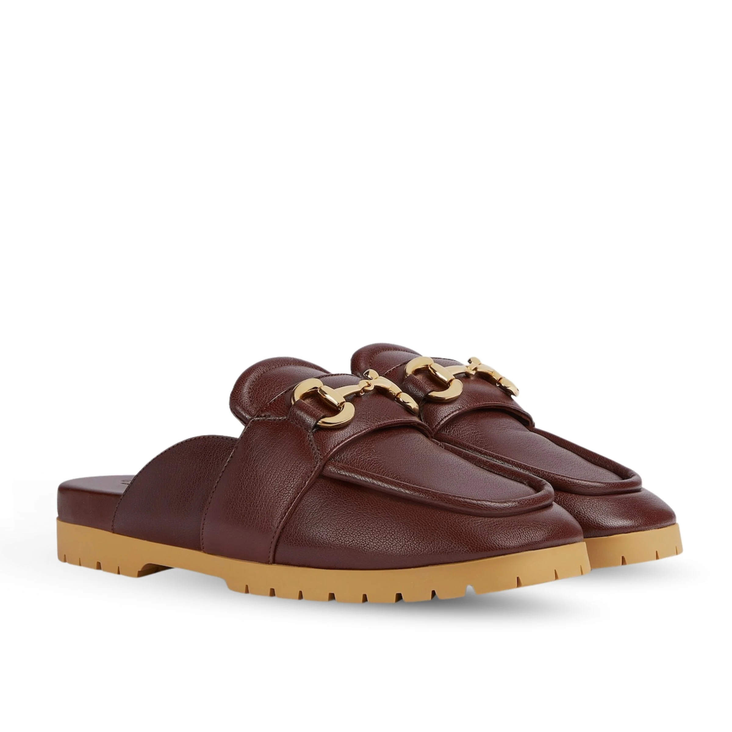 Gucci Women’s Mule With Horsebit Brown
