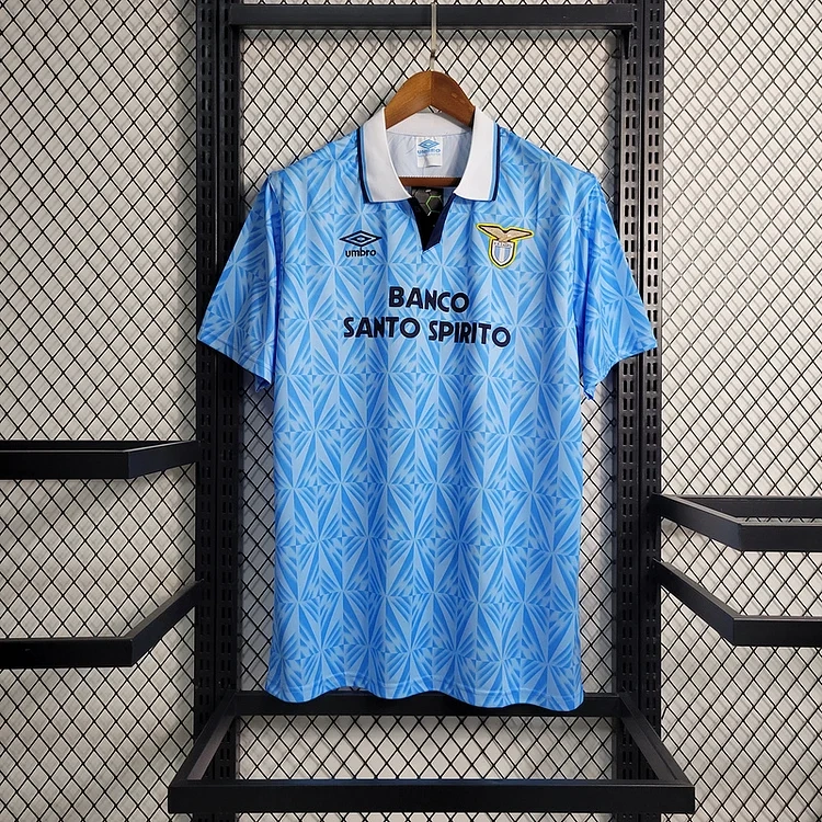 Retro 1991 Lazio Home Football jersey retro