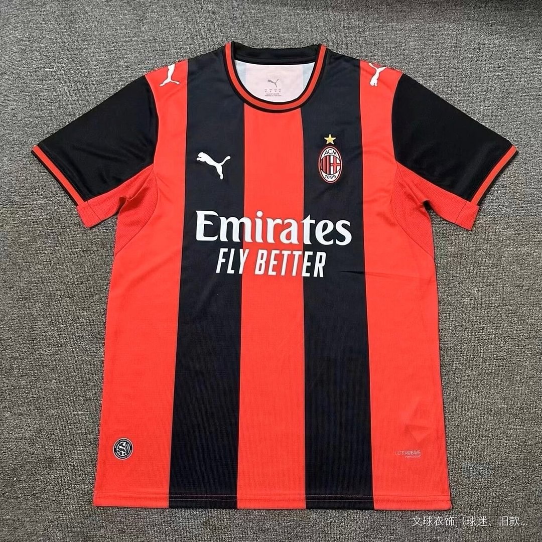 2026/27 Serie A AC Milan Team Home Football Jersey - JerseyFun