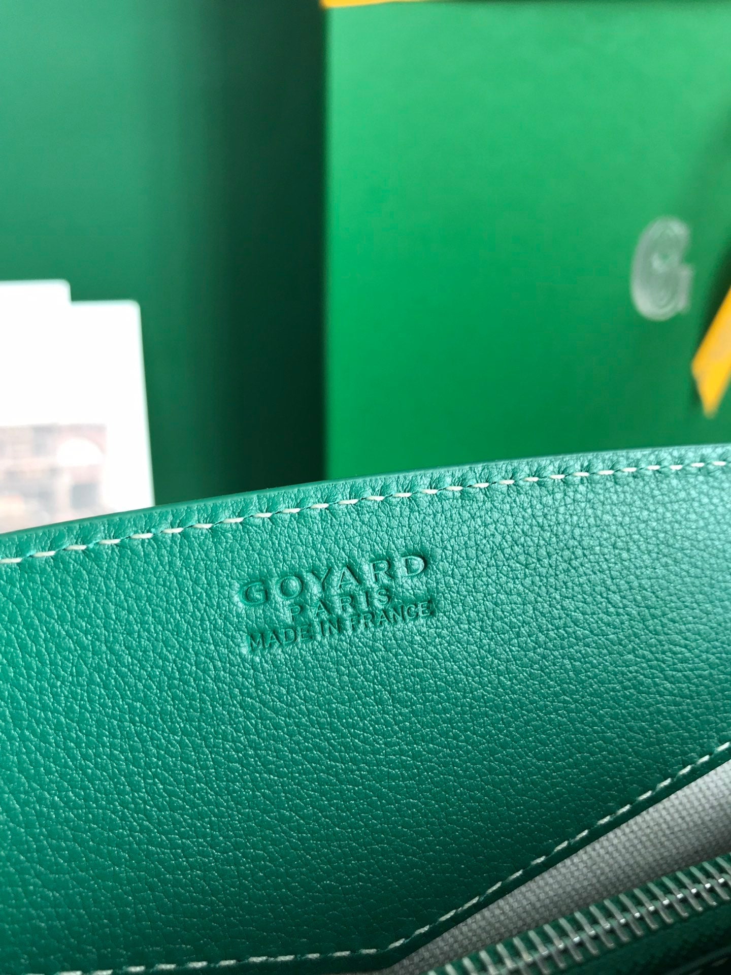 Goyard Rouette Structuré Mini Bag 21 Cm Green Goyardine Canvas And Calfskin