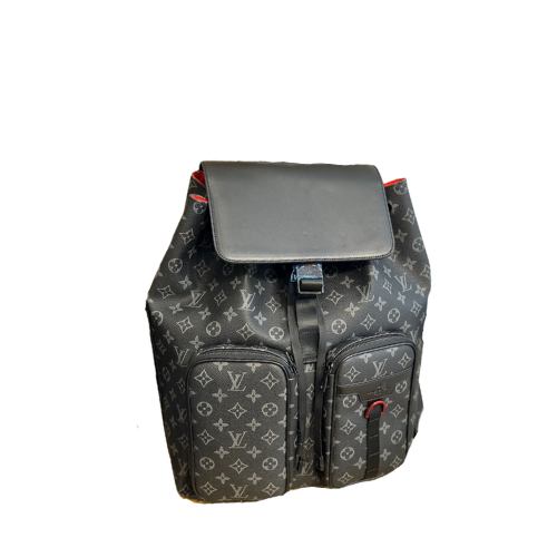 Louis Vuitton Utility Backpack Black And Grey 40Cm