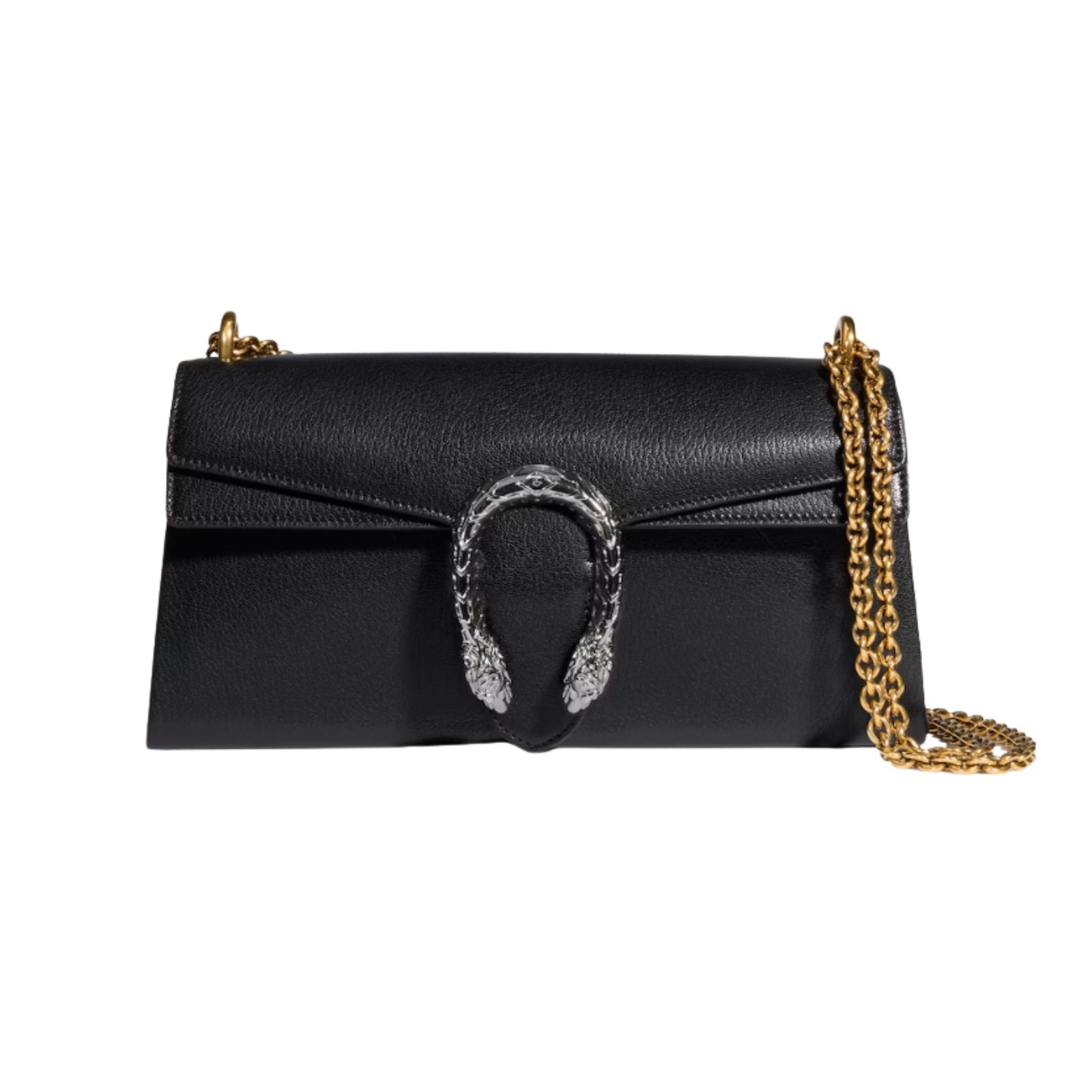 Gucci Dionysus Medium Shoulder Bag 28cm/11in Black Leather 874735