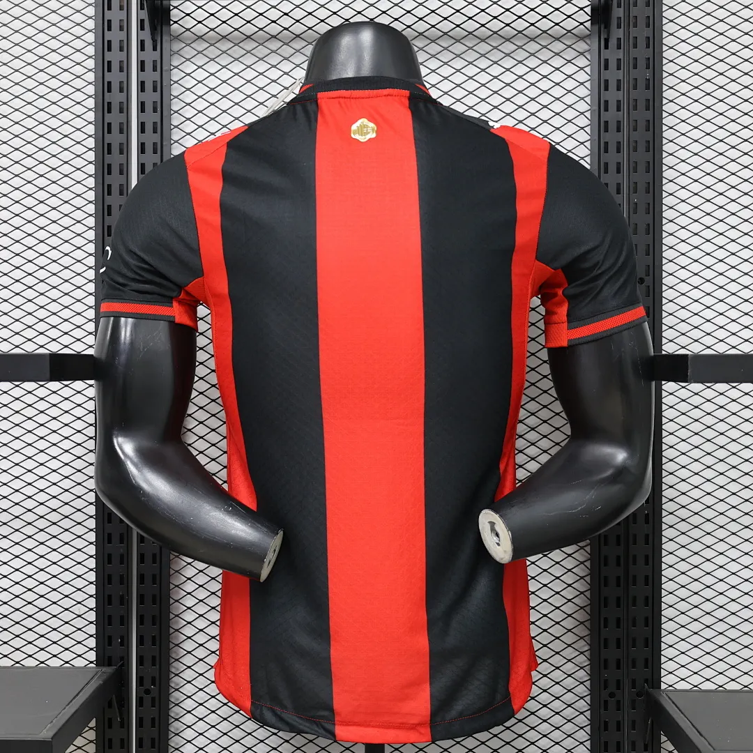 2026/27 Serie A AC Milan Team Home Football Jersey Player Version - JerseyFun