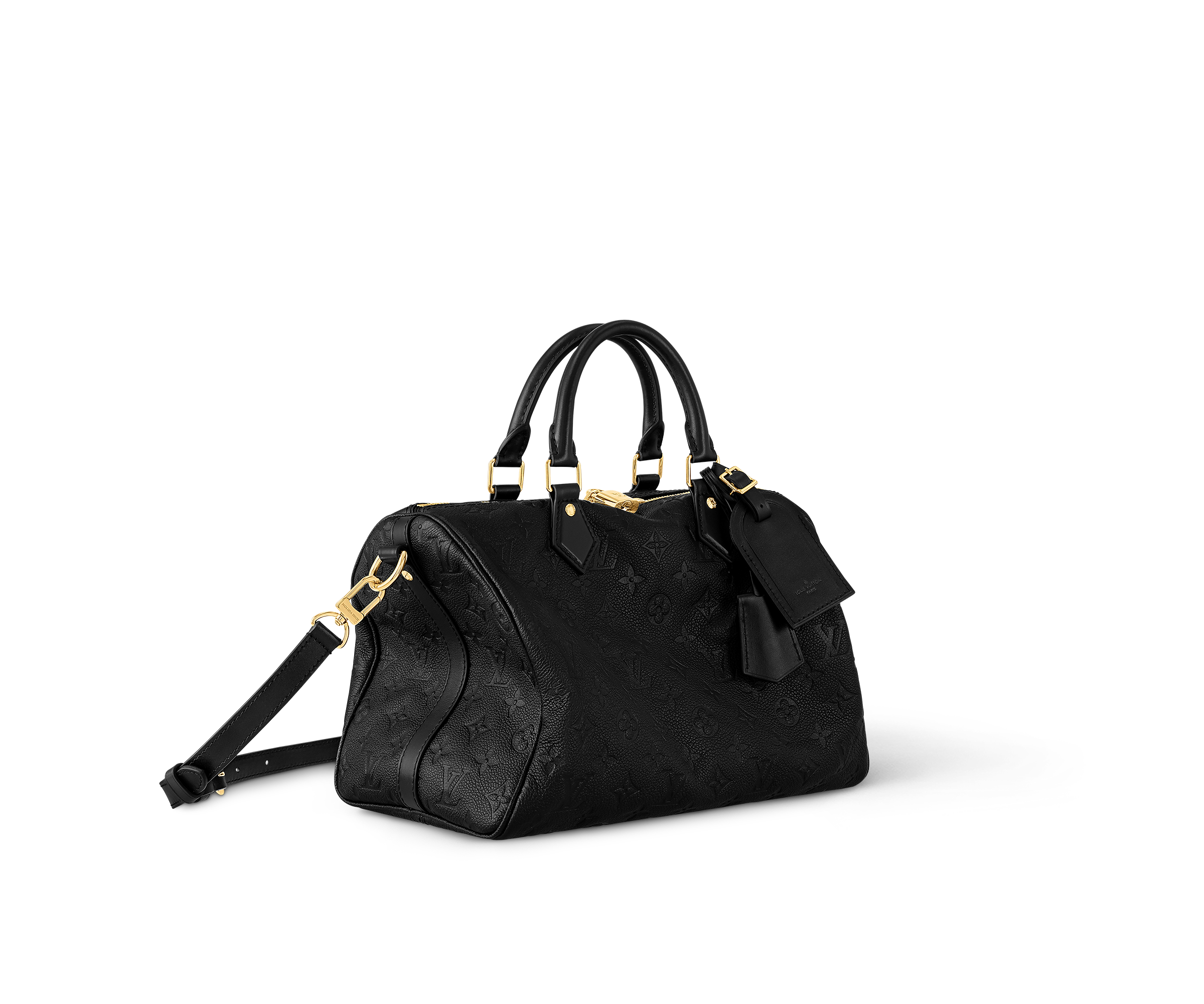 Louis Vuitton Speedy Soft 30 Monogram Empreinte Black 30cm M47186