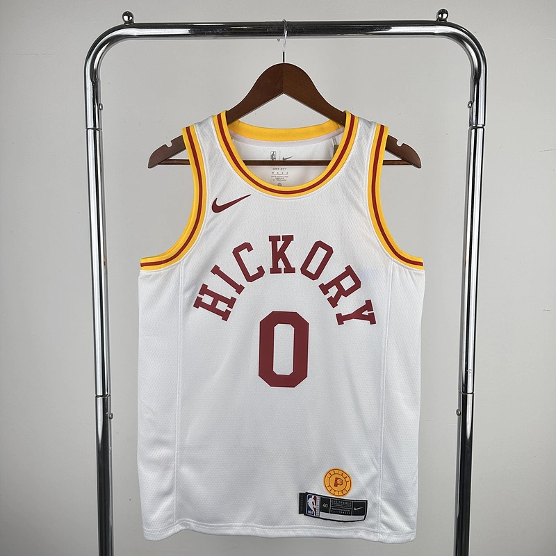 2020 NBA Indiana Pacers 0 HALLIBURTON Basketball jersey