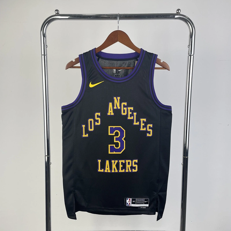 2024 NBA Lakers 3 DAVIS Basketball Jersey