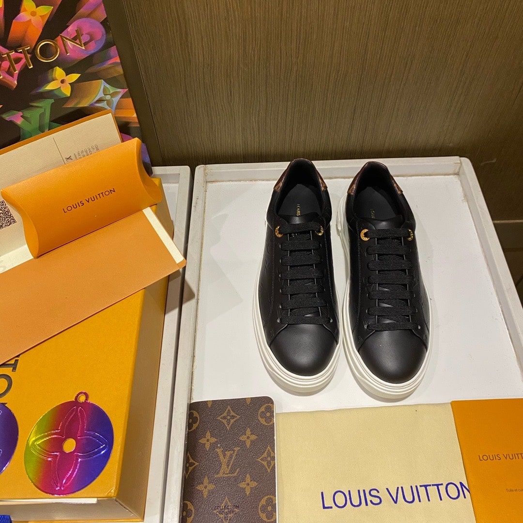 Louis Vuitton Time Out Sneaker Monogram Black