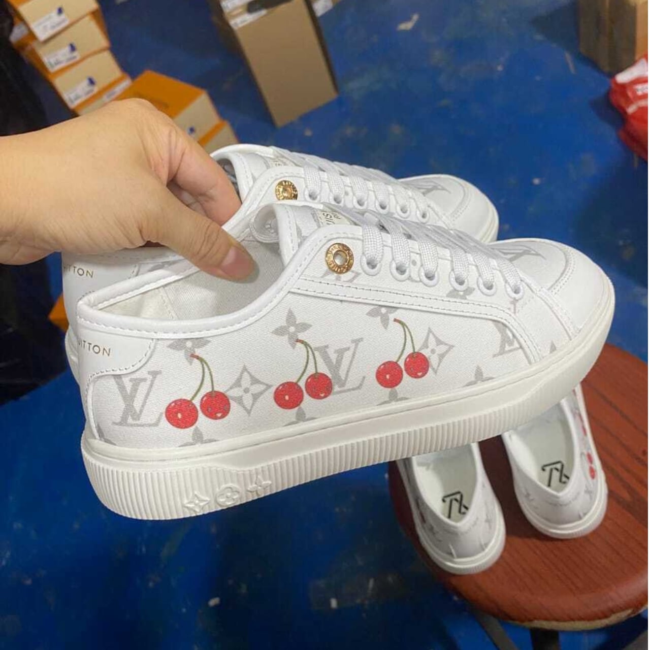 Louis Vuitton X Takashi Murakami Lv Lagoon Sneaker White 1Ahkyo