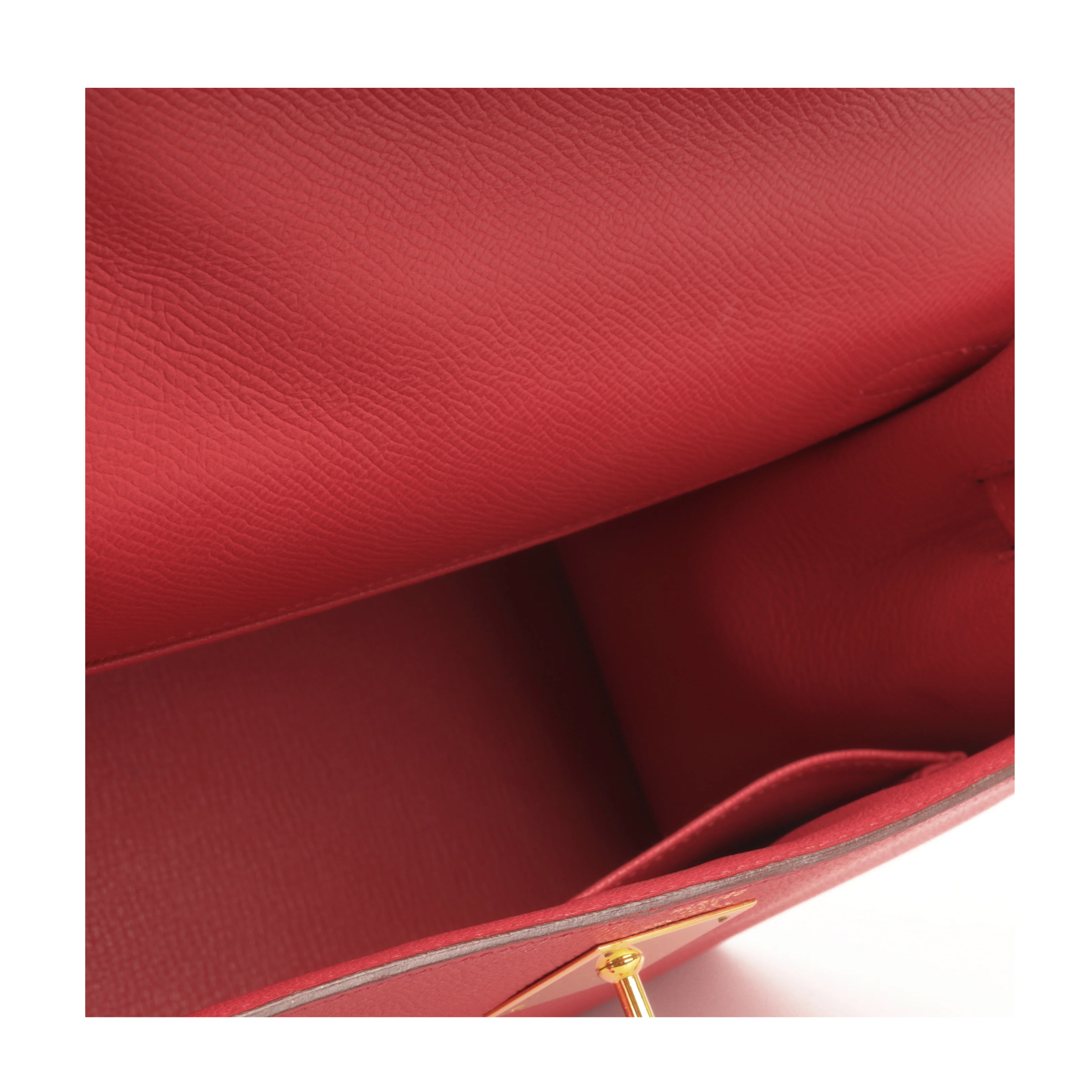 Hermes Kelly 28 Bag In Red Togo Leather For Women 28cm/11in