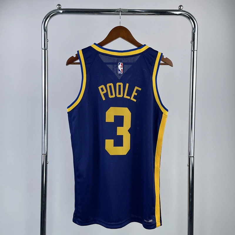 2023 NBA Golden State Warriors 3 POOLE Basketball Jersey