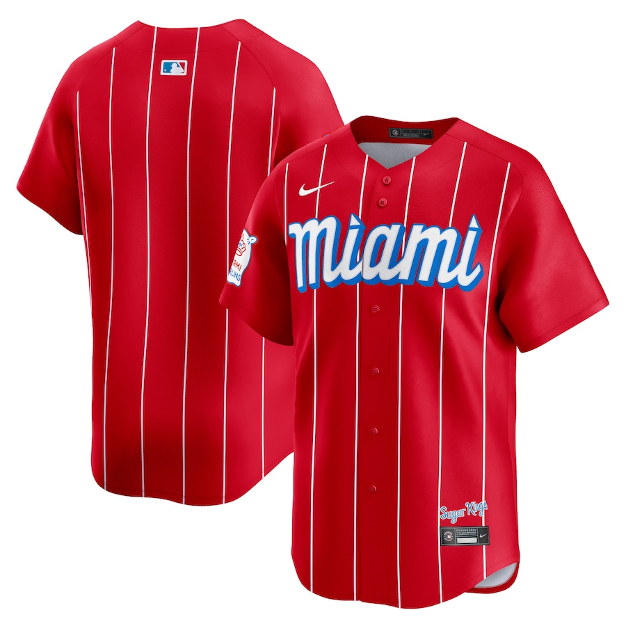 Miami Marlins City Connect Limited Jersey Red