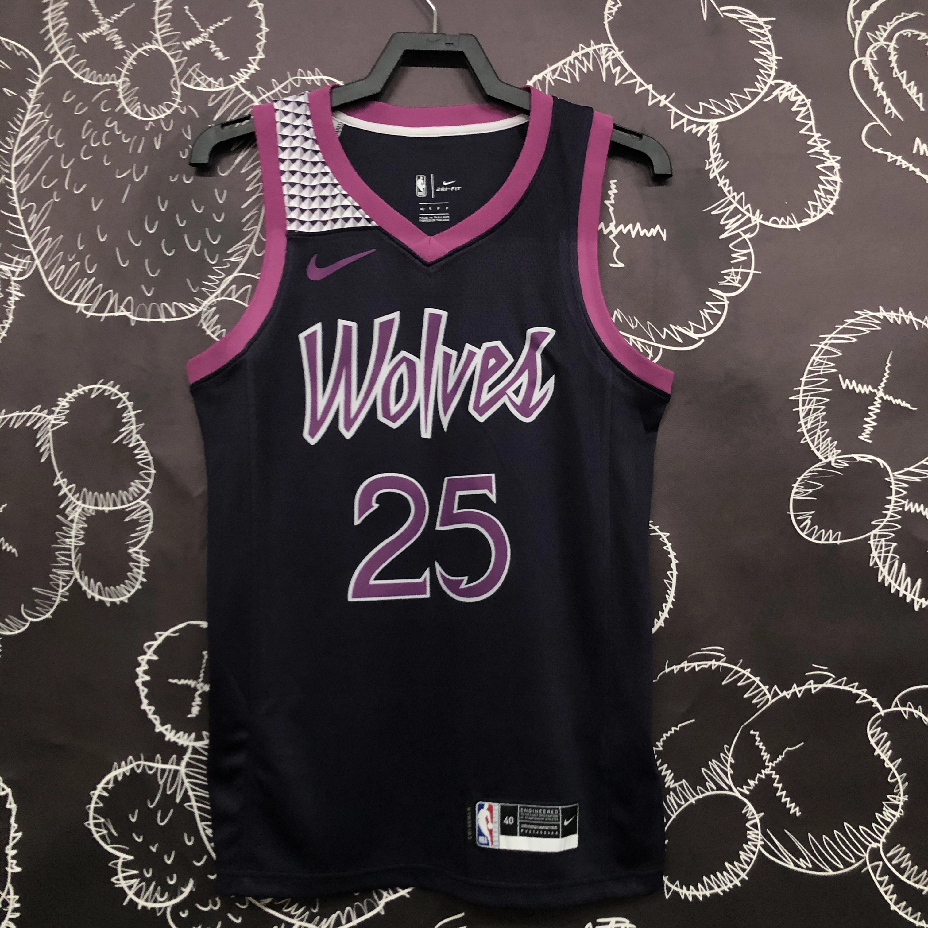 NBA Minnesota Timberwolves 25 Rose Basketball Jersey