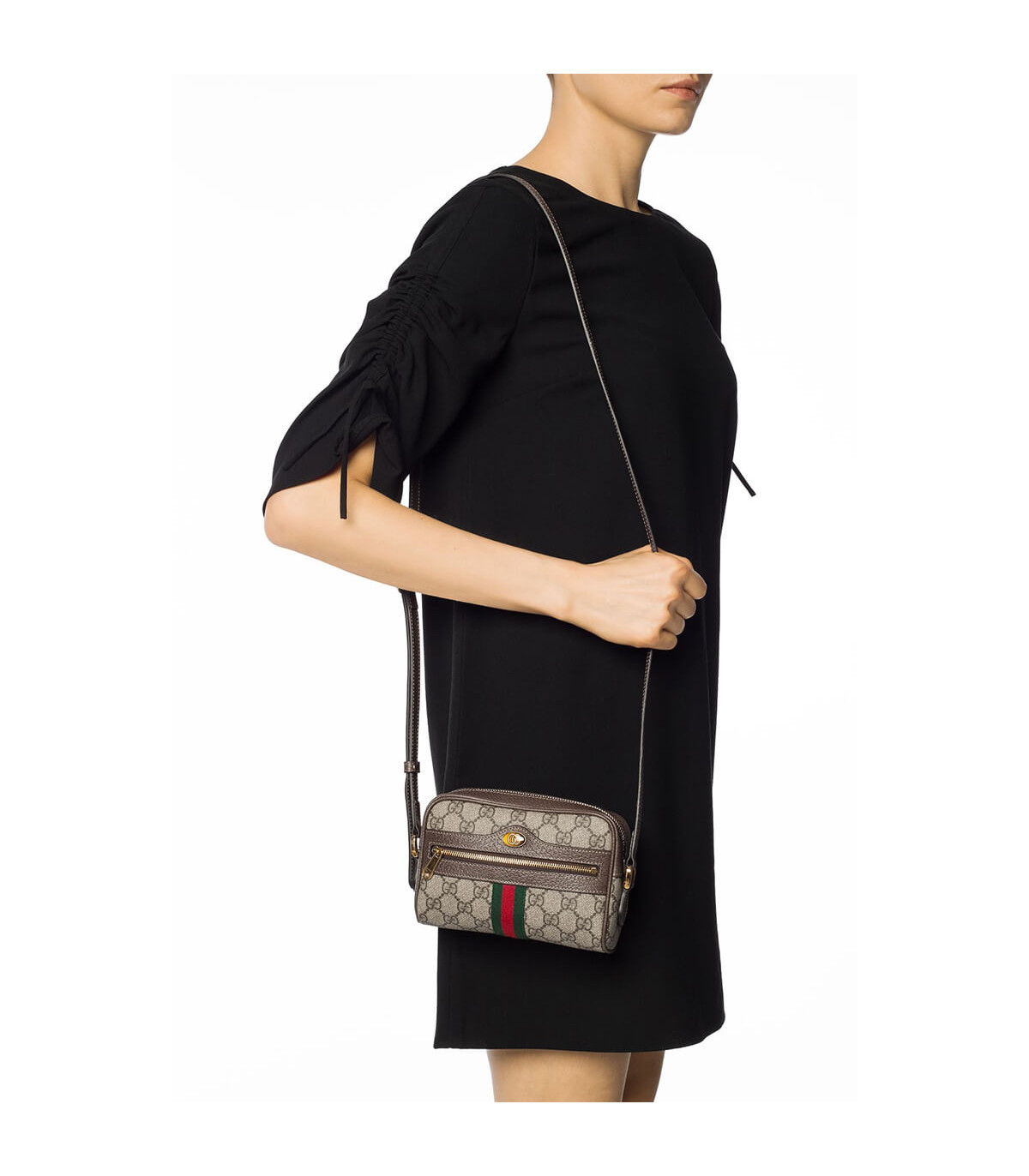 Gucci Ophidia GG Supreme Mini Bag Beige