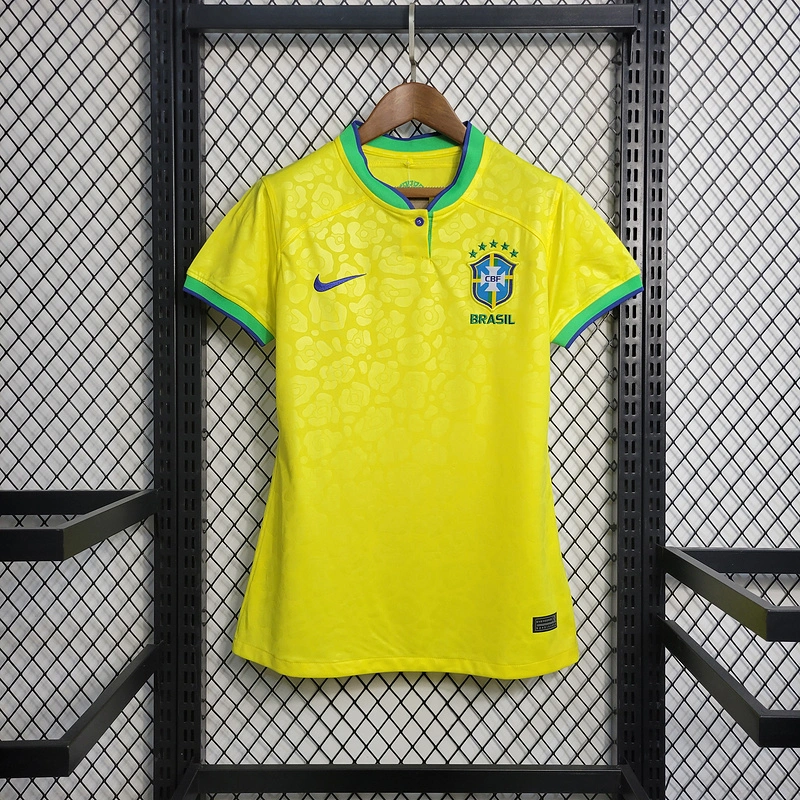 2022-23 Brazil Women's Home  VINI JP PAPHINHA CUNHA NAYMAR JR L.PAQUETA Football jersey