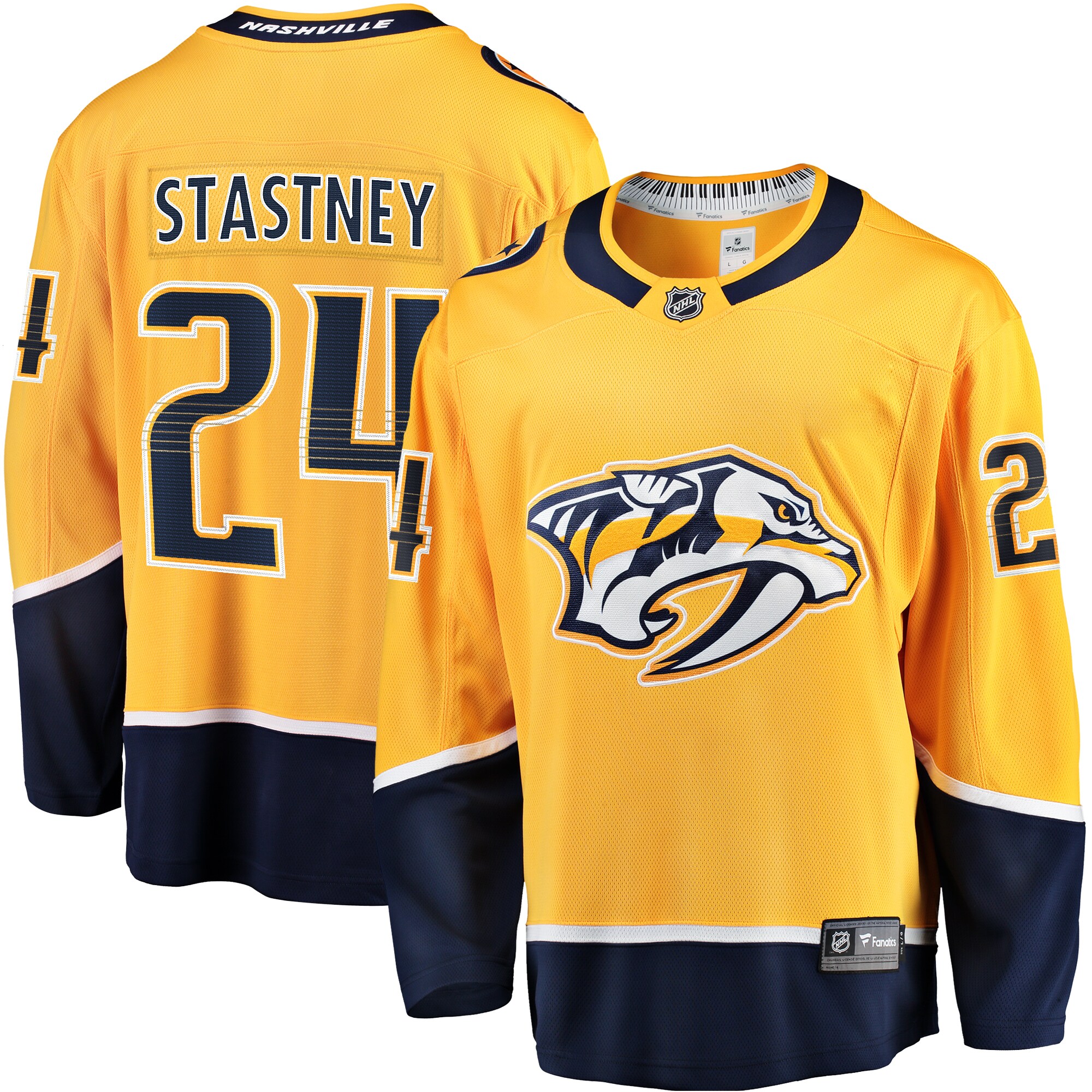Spencer Stastney Nashville Predators Fanatics  Premier Breakaway Player Jersey – Gold