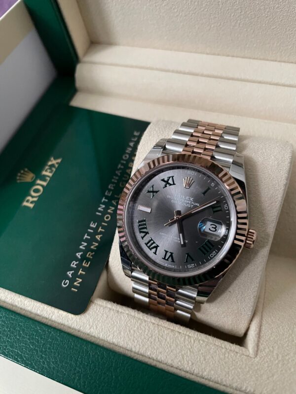 [Superclone] Rolex Datejust 36mm Slate Dial Everose Jubilee 126231