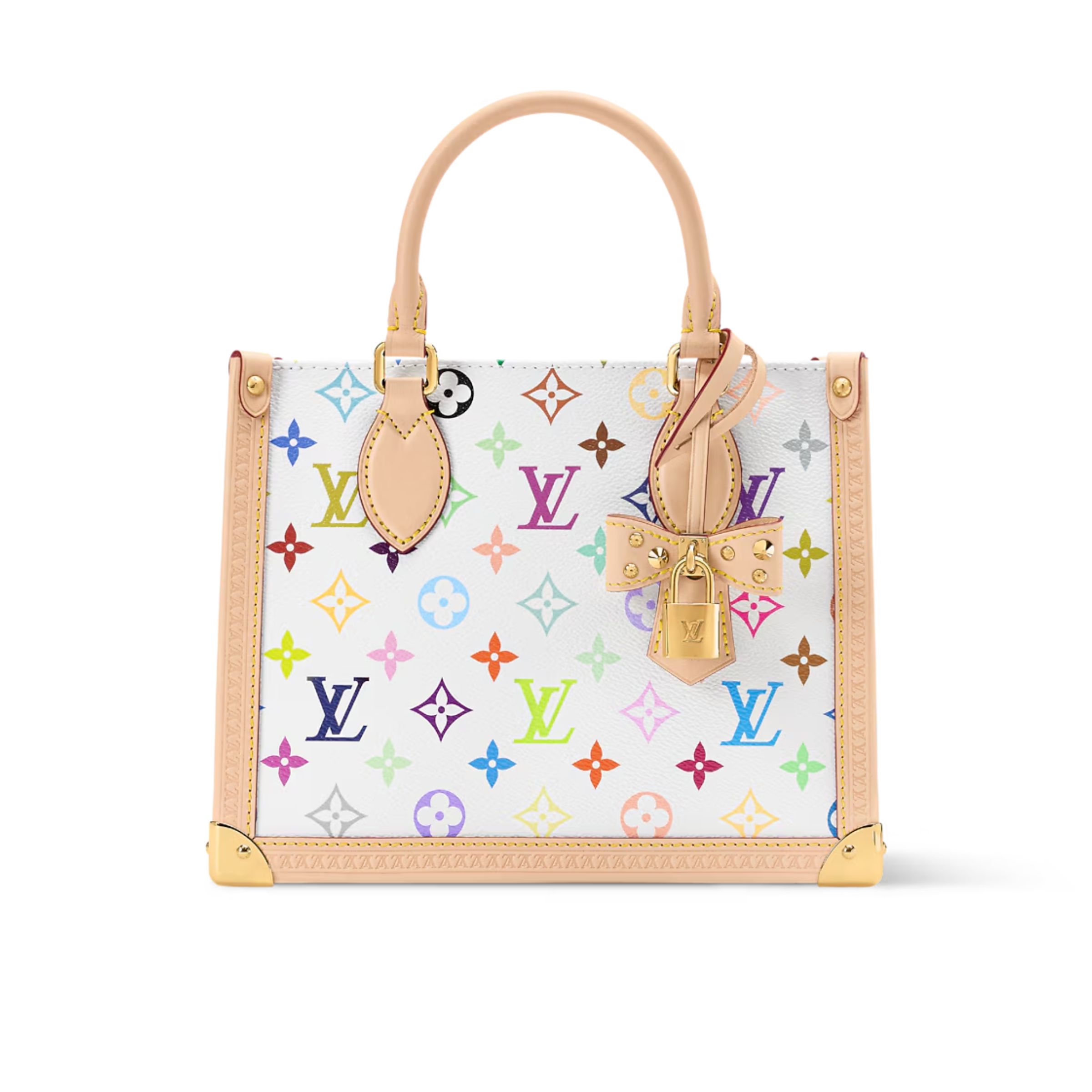 Louis Vuitton OnTheGo PM LV x TM Bag White Multicolore 25cm M27580
