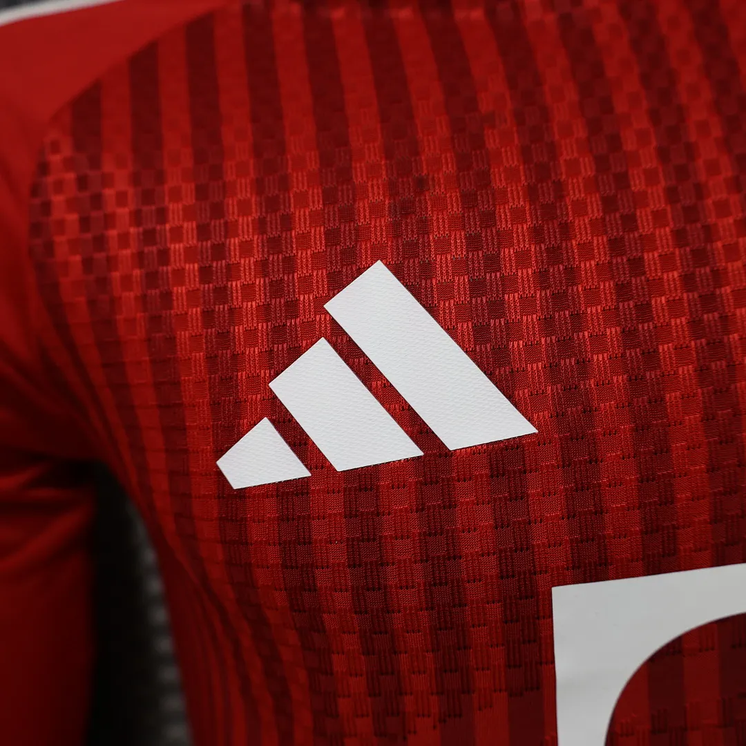 2026/27 Bundesliga Bayern Munich Team Home Football Jersey Player Version Long Sleeves - JerseyFun