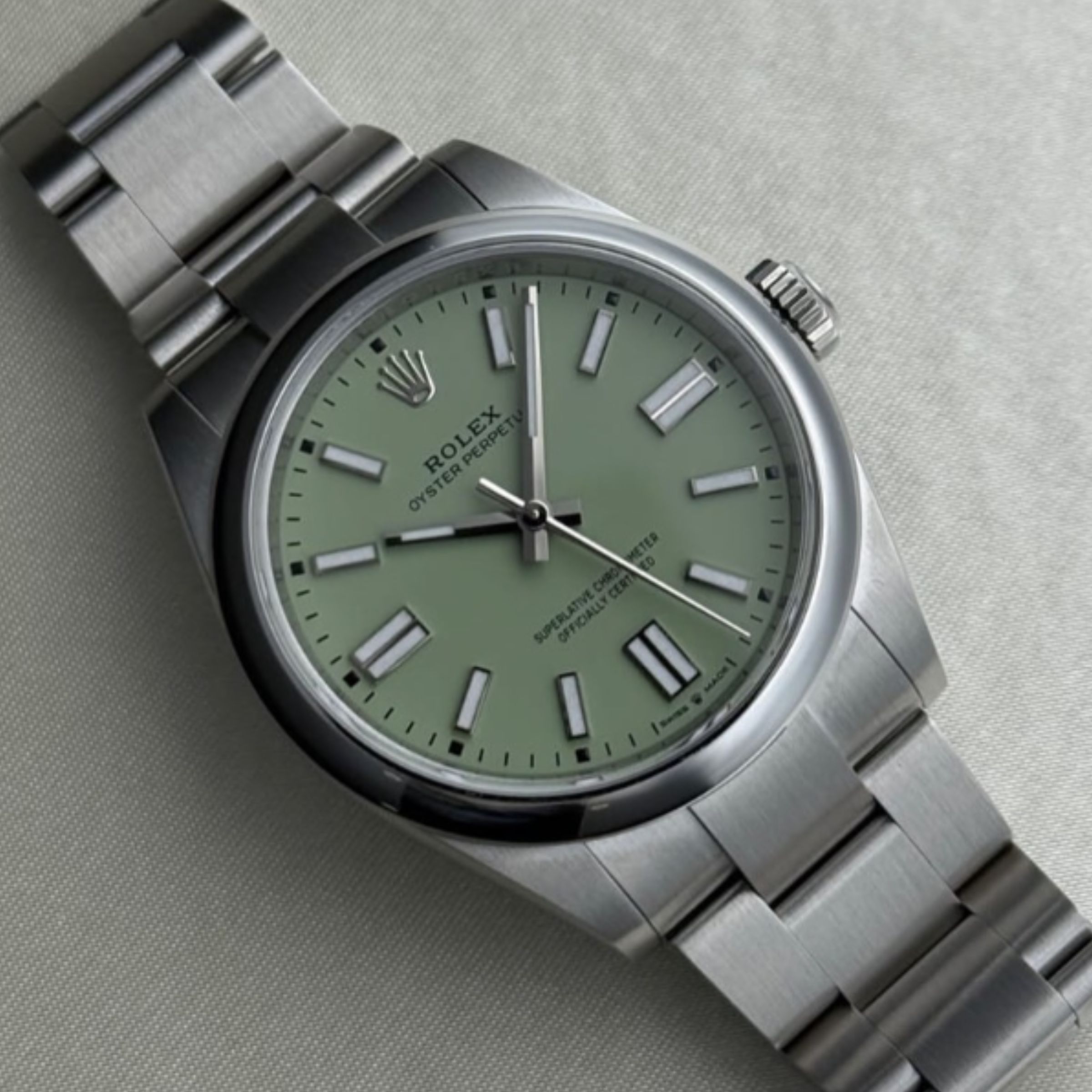 [Superclone] Rolex Oyster Perpetual 41mm Pistachio Dial Oyster 134300