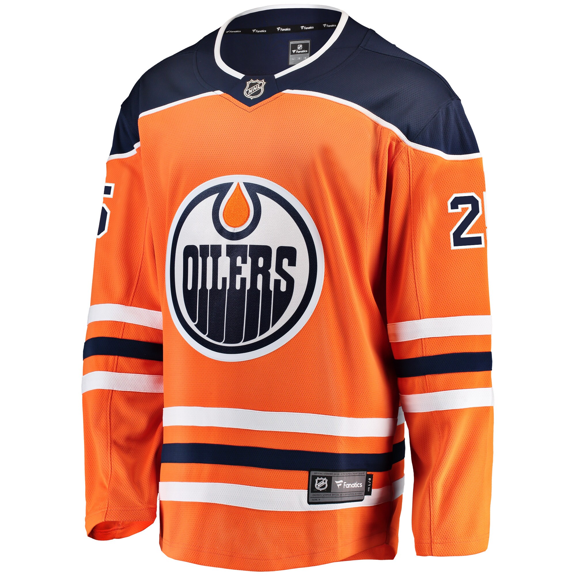 Darnell Nurse Edmonton Oilers Fanatics Breakaway Player Jersey – Orange