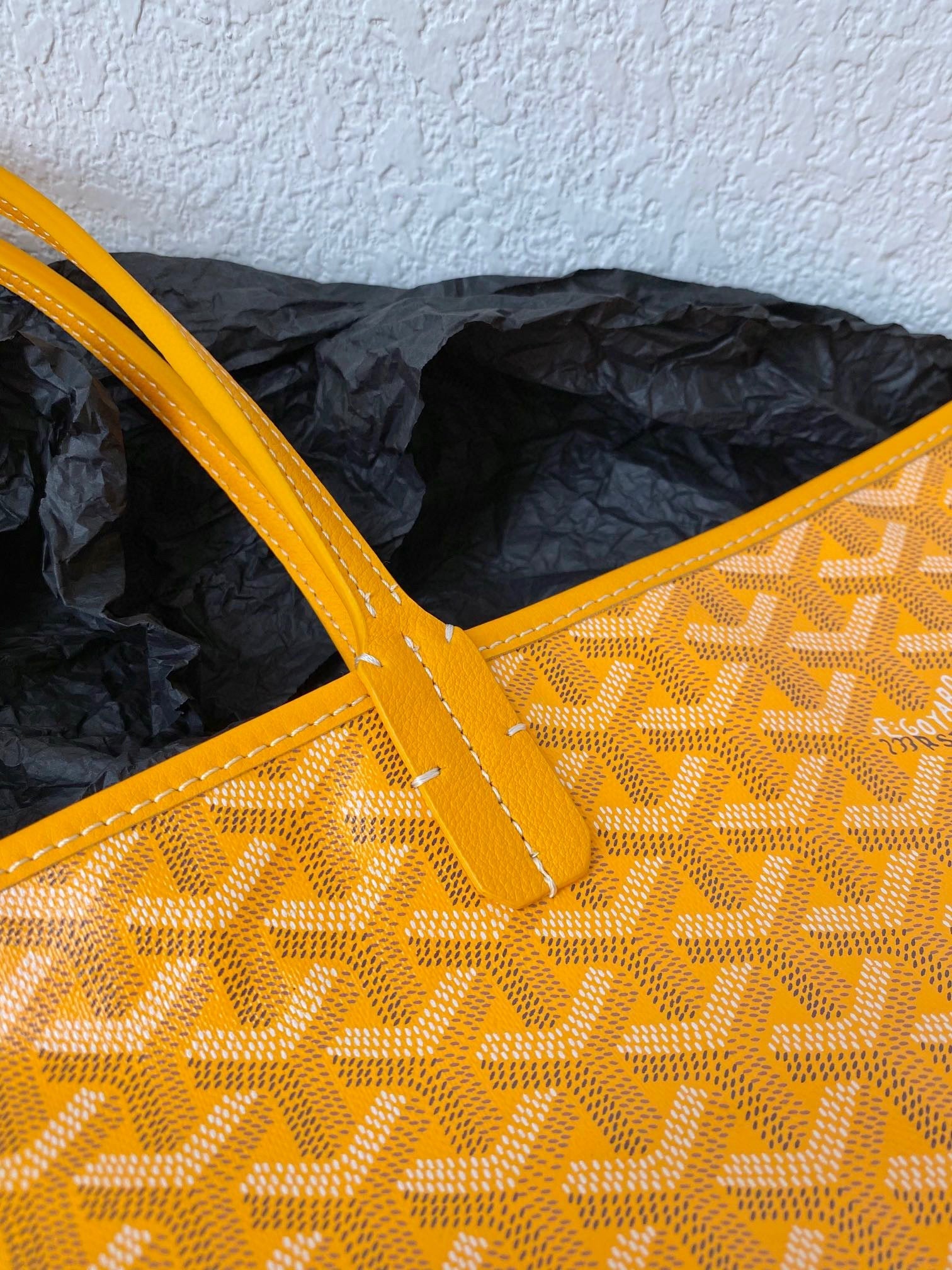 Goyard Saint Louis Gm 40Cm Yellow Canvas