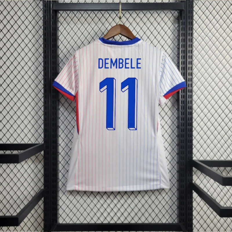 24-25 Women's France Away CAMAVINGA  GRIEZMANN GIROUD MBAPPE DEMBELE T. HERNANDEZ Football jersey