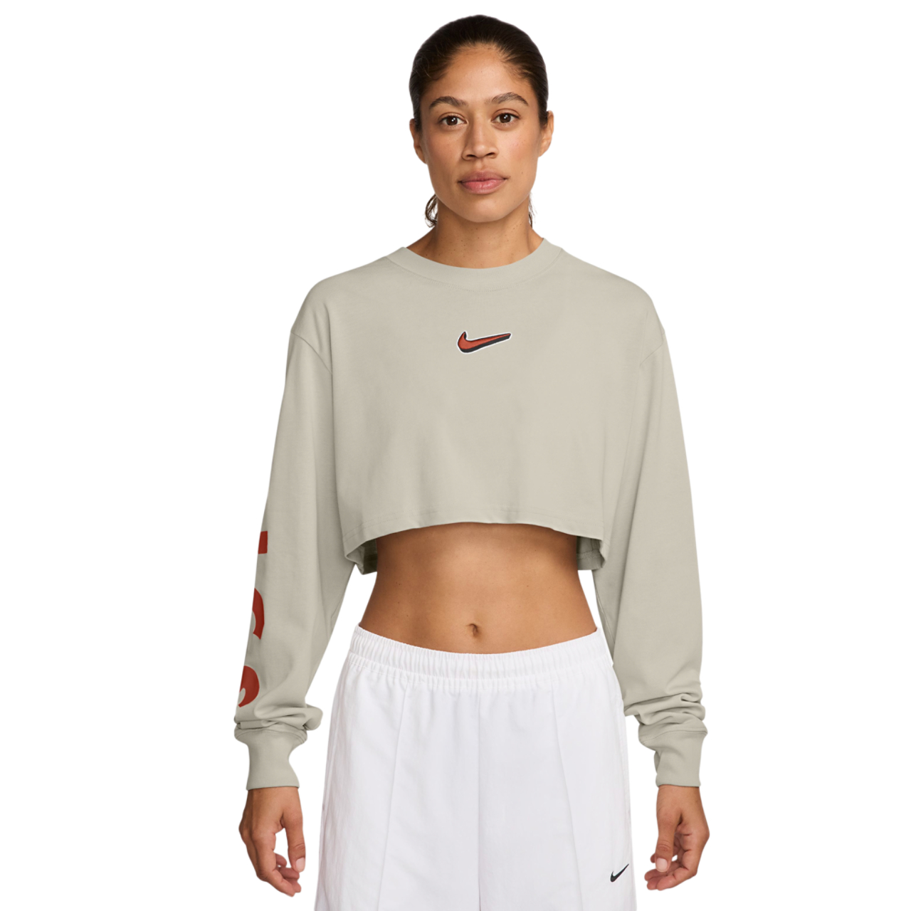 Nike Long Sleeve Support Crop T-Shirt