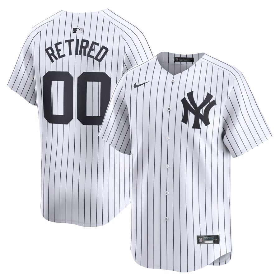 New York Yankees Home Limited Pick-A-Player Retired Roster Jersey White