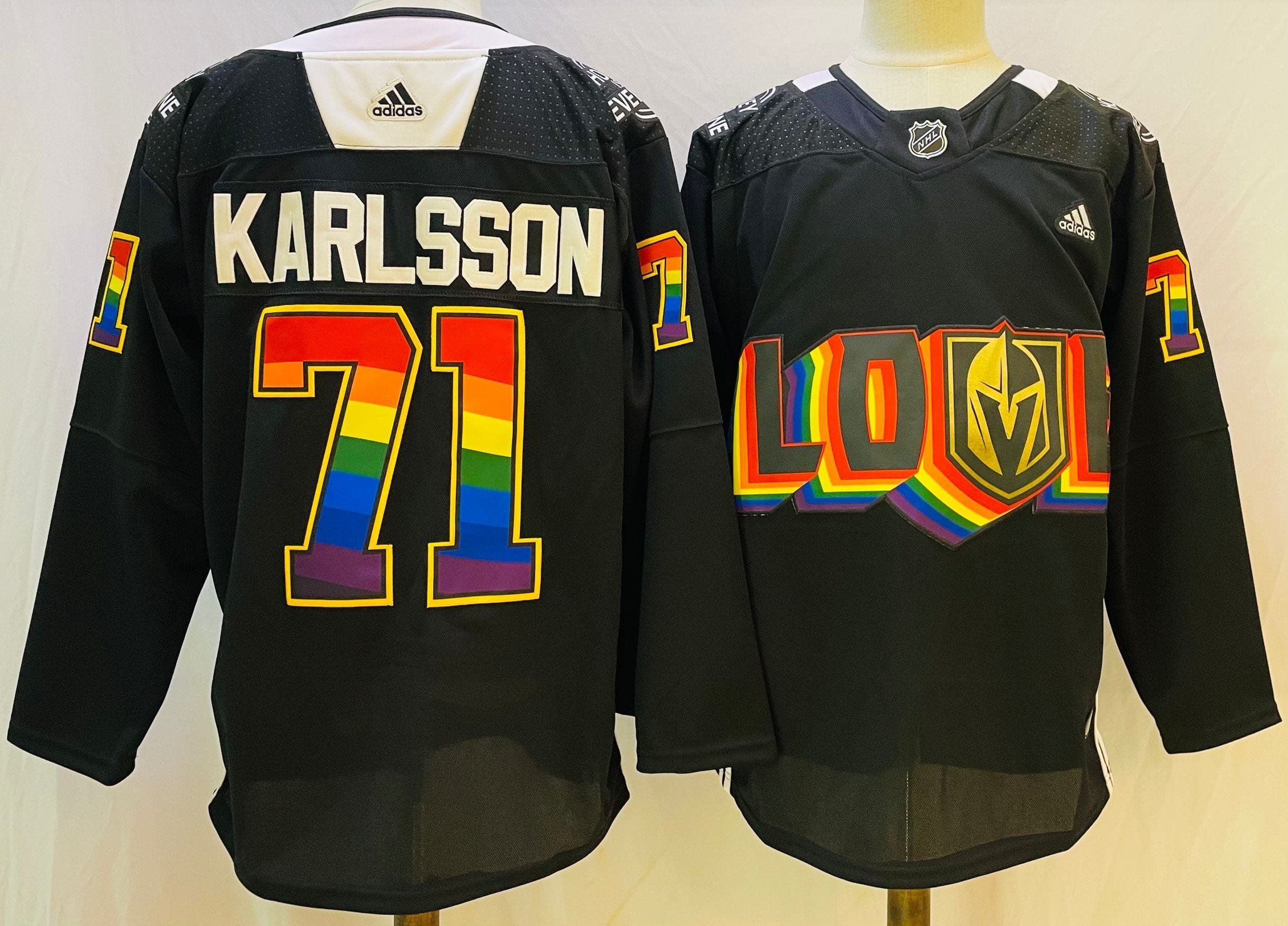 NHL Vegas Golden Knights KARLSSON # 71 Jersey
