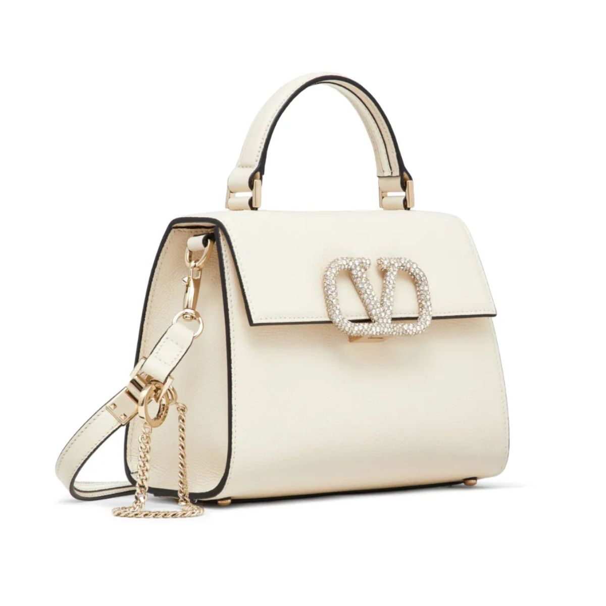 Valentino Garavani VSling Small Embellished leather Tote Bag 18Cm