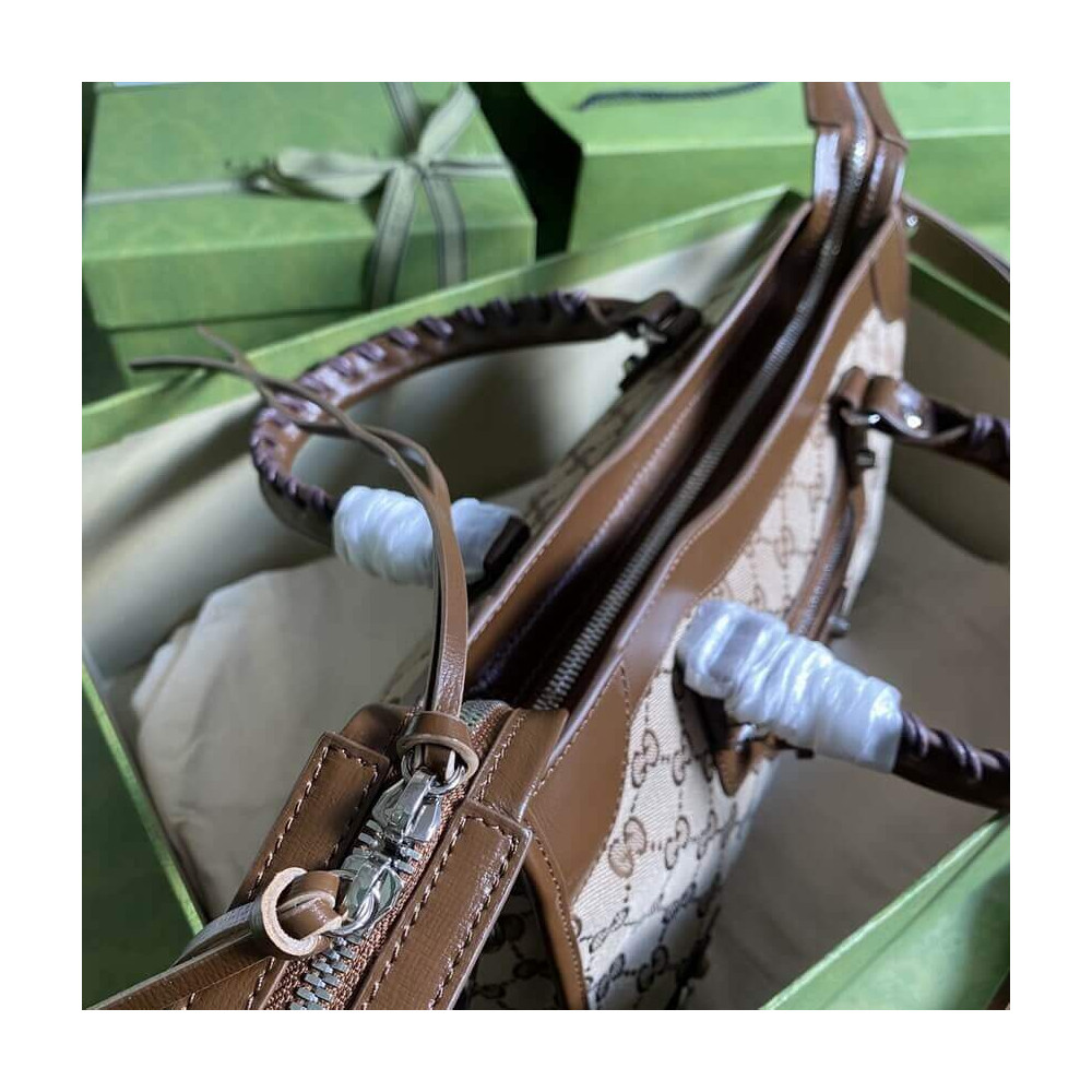 Gucci x Balenciaga GG Canvas City Bag 30cm