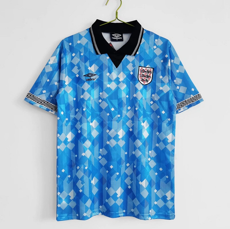 Retro 1990 England 2 Away Football jersey retro