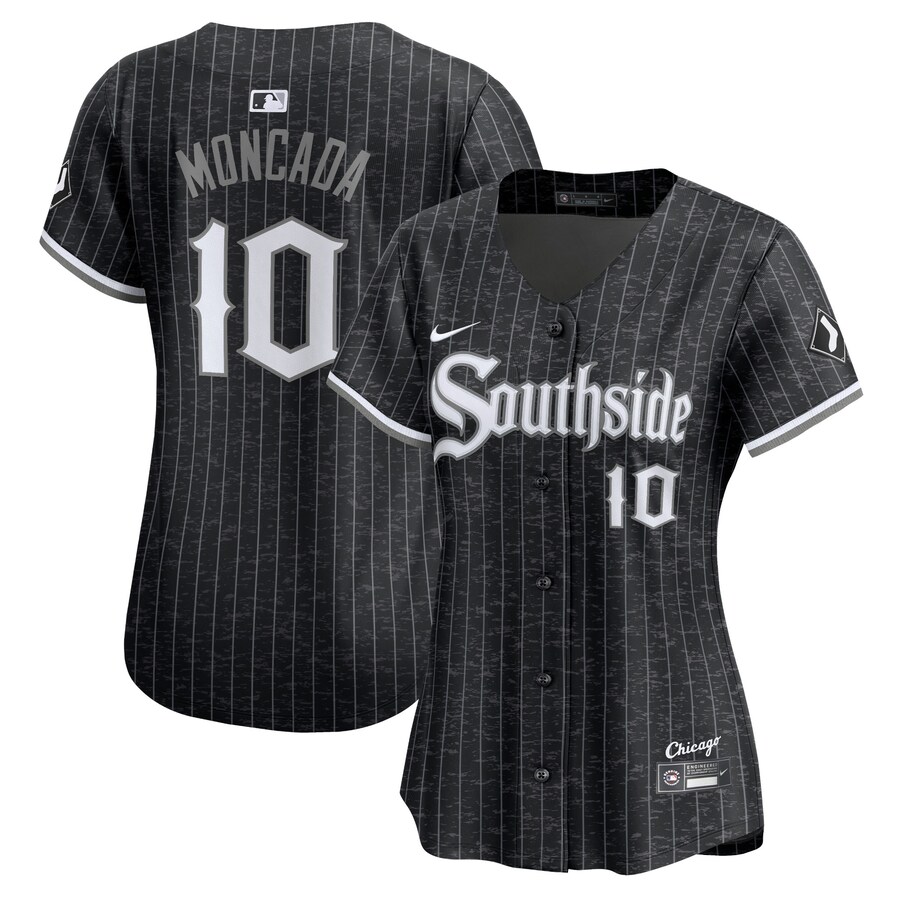Yoan Moncada Chicago White Sox Women's City Connect Limited Player Jersey Black