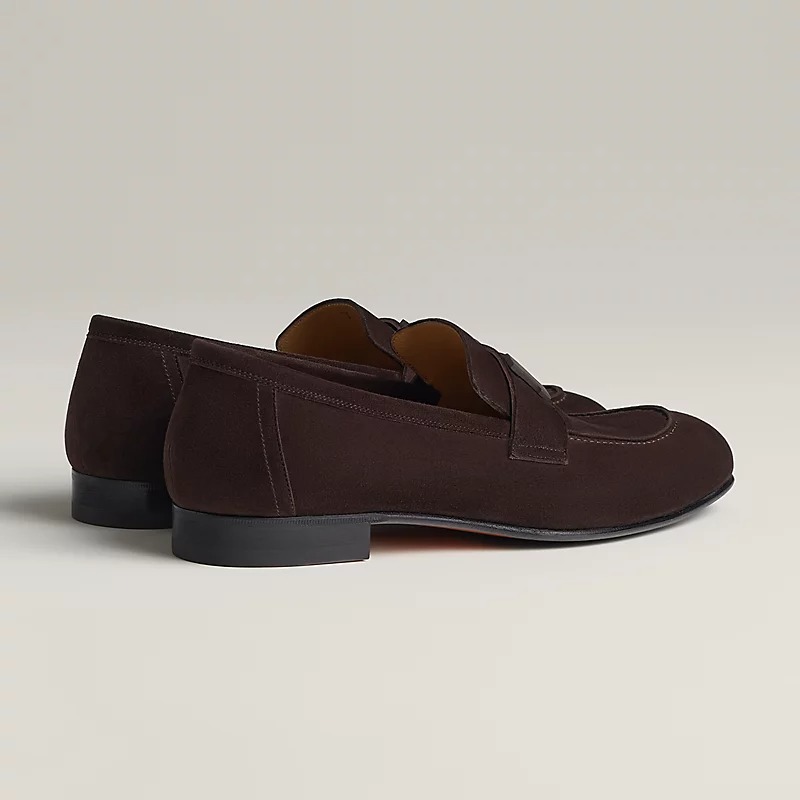 HERMES PARIS LOAFER MARRON EBENE