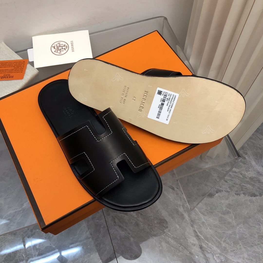 Hermes Izmir Sandal Black