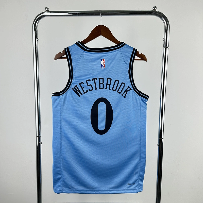 2025 NBA LA Clippers 0 WESTBROOK Basketball Jersey