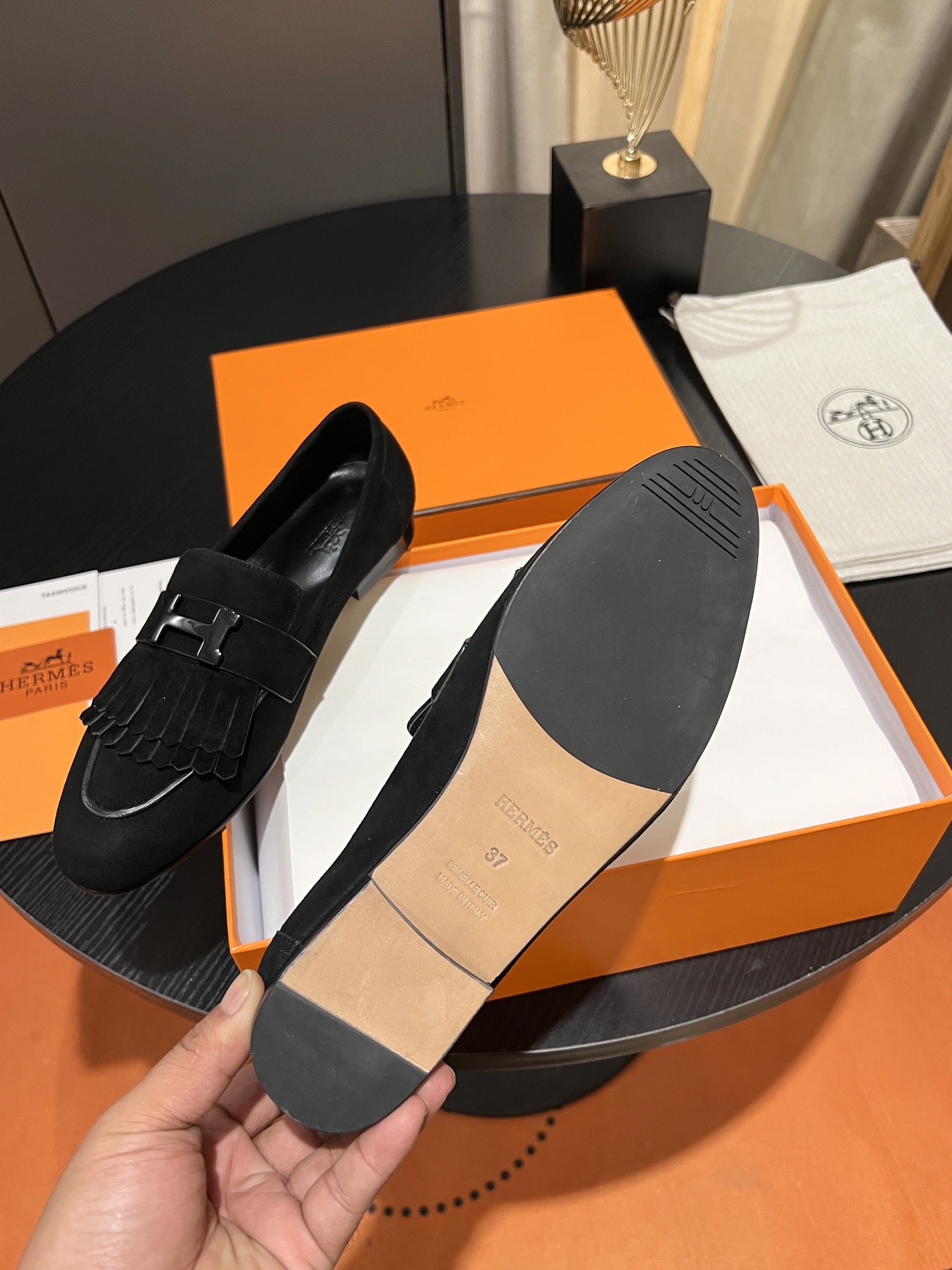 Hermes Royal Loafer Black