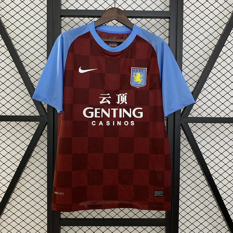 Retro 2011-12 Aston Villa Home Football jersey retro