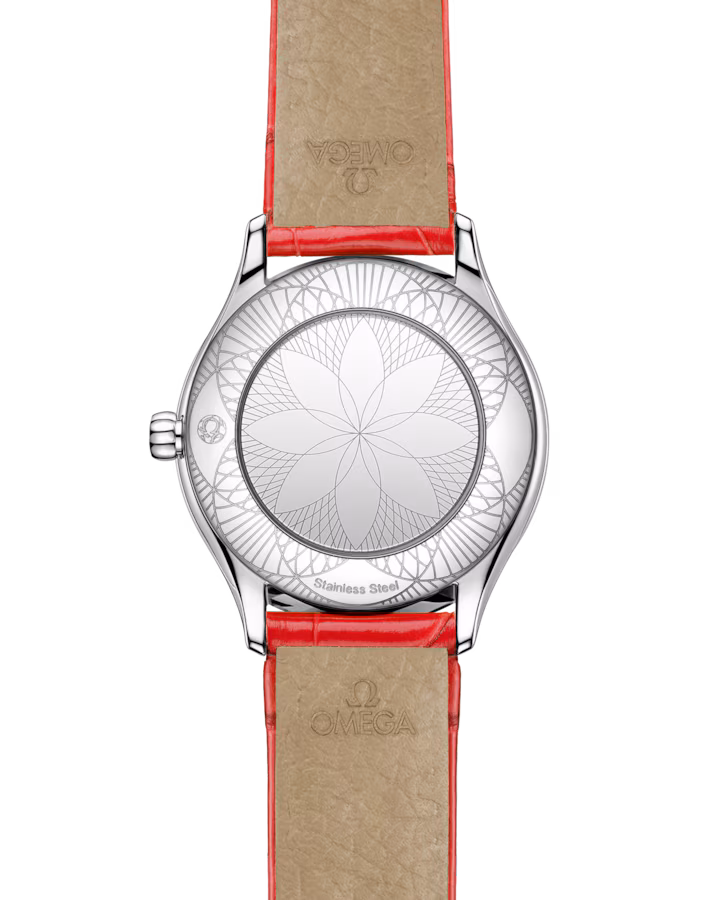Omega De Ville Mini Trésor 26 mm White Dial with Diamonds Stainless Steel Strap 428.18.26.60.04.003