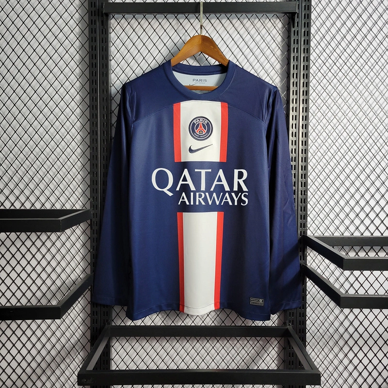 2022-23 Long Sleeve PSG Paris home  Football jersey