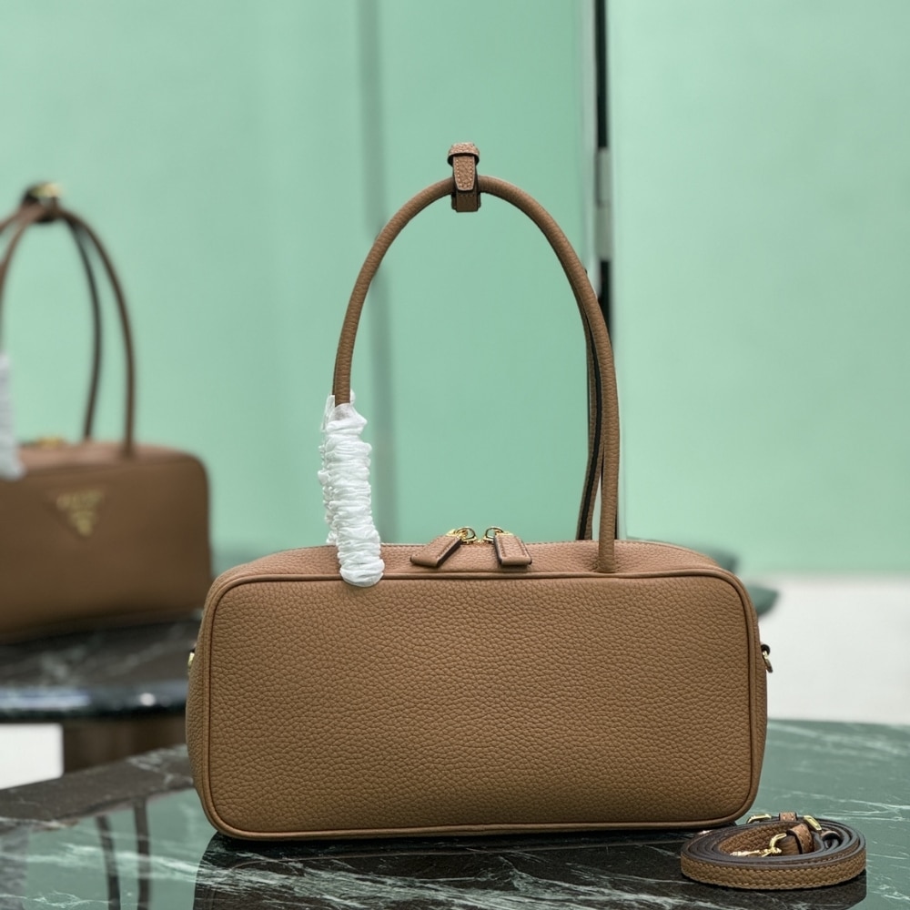 Prada Medium Top Handle Bag Caramel 29Cm