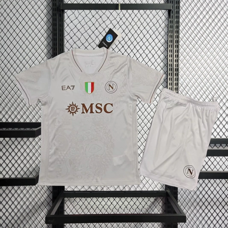 2025-26 Napoli Away kids Football jersey