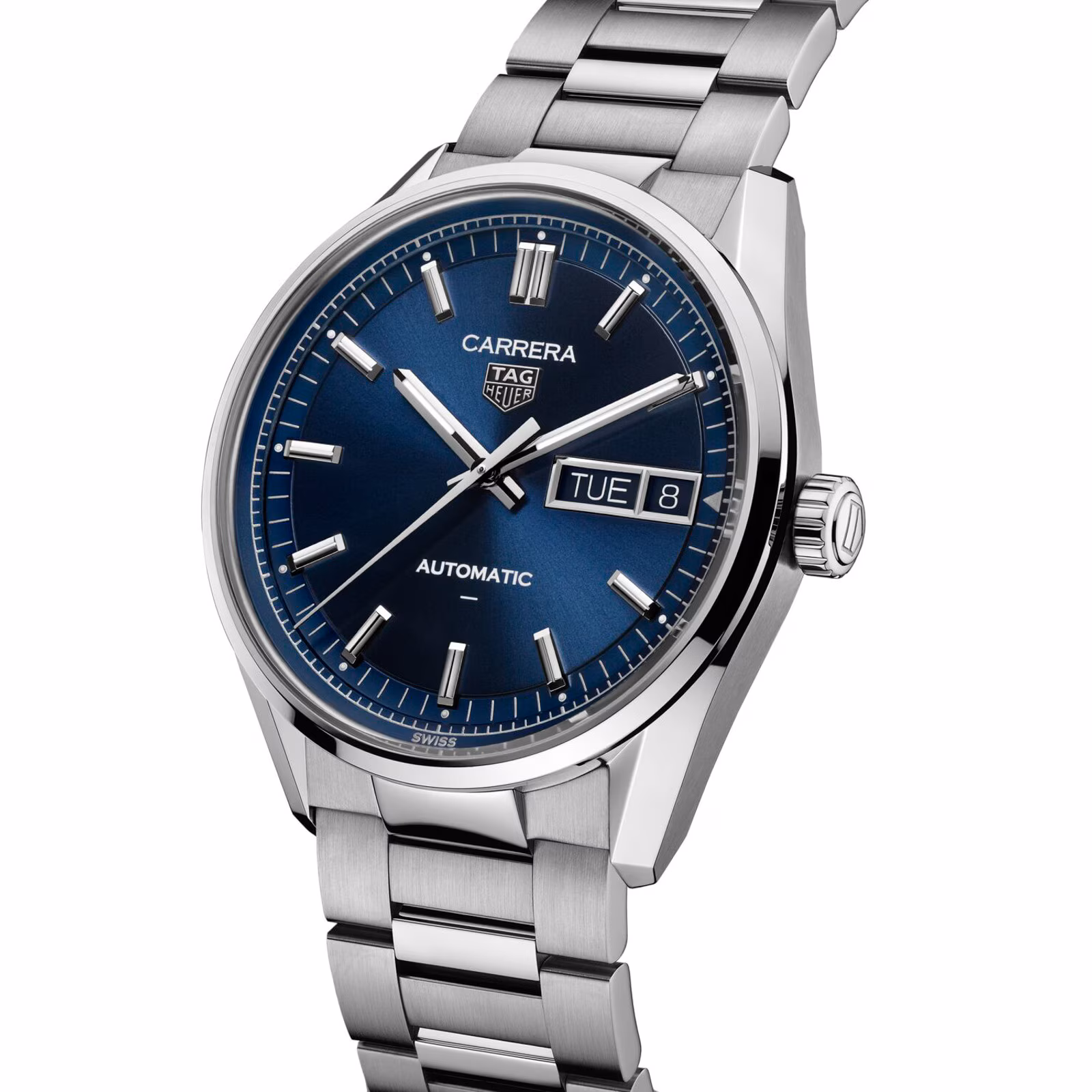 TAG Heuer Carrera Day-Date 41mm Mens Watch Blue WDA2112.BA0043