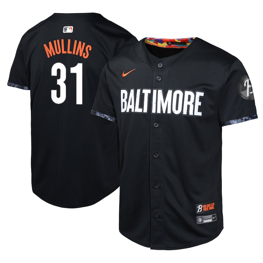 Cedric Mullins Baltimore Orioles Youth City Connect Limited Player Jersey Black