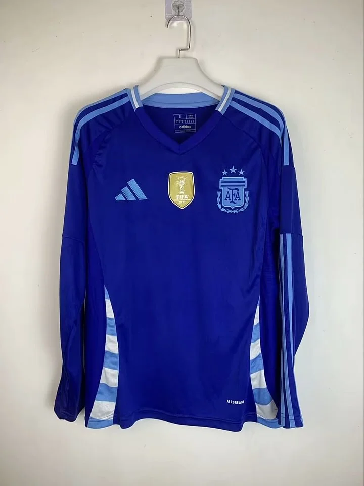 2024-25 Argentina Away Long Sleeve Football jersey