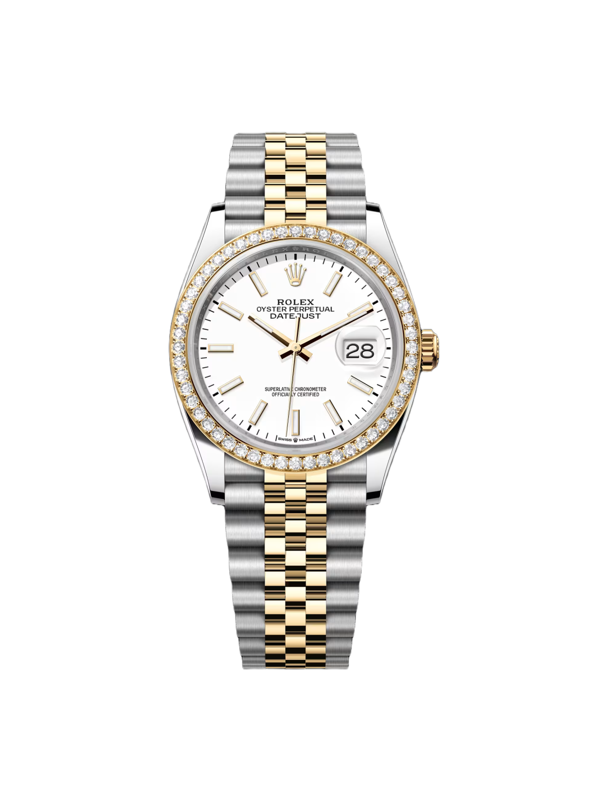 Rolex  Datejust 126283RBR White 36mm Dial