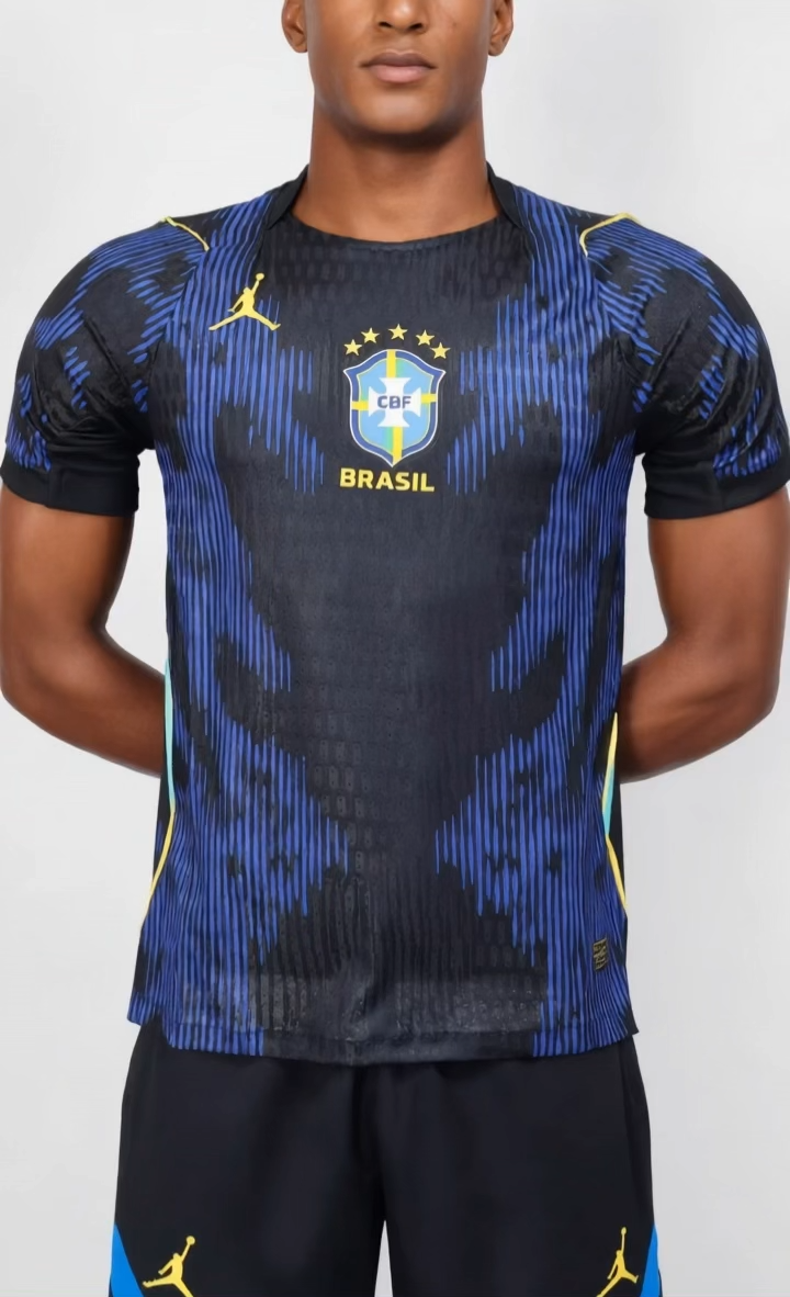 World Cup 2026 Brazil Team Away Football Jersey Player Version - JerseyFun