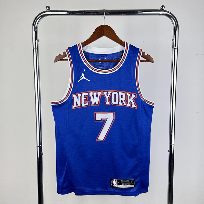 2021 New York Knicks 7 ANTHONY Basketball Jersey